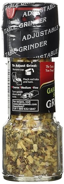 MCCORMICK GARLIC PEPPER SEASONING GRINDER, 1.23 OZ