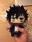 Little Buddy My Hero Academia Dabi Plush Dangler - 6 Inch Anime Keychain Figure