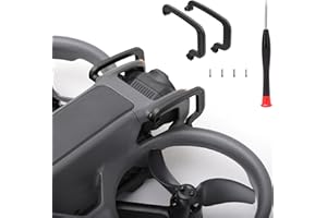 Anbee Avata 2 RC Drone Camera & Gimbal Protector, Anti-collision Guard, Aluminum Alloy Bumper Compatible with DJI Avata 2 Drone (Black)