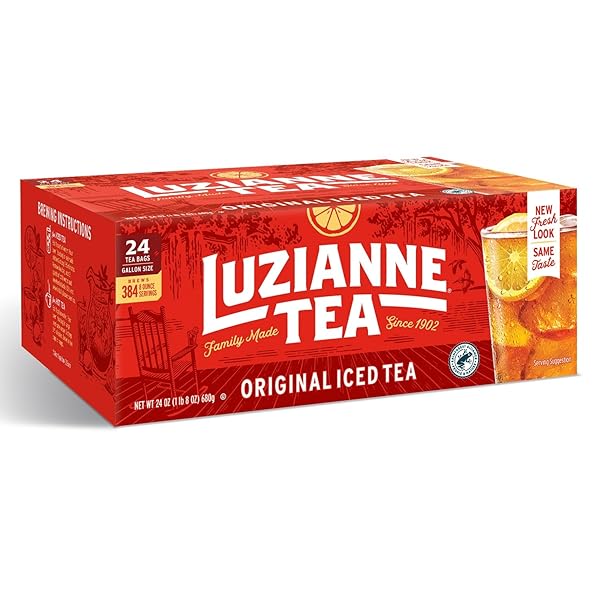 LUZIANNE UNSWEETENED ICED TEA BAGS, GALLON SIZE, 24CT...