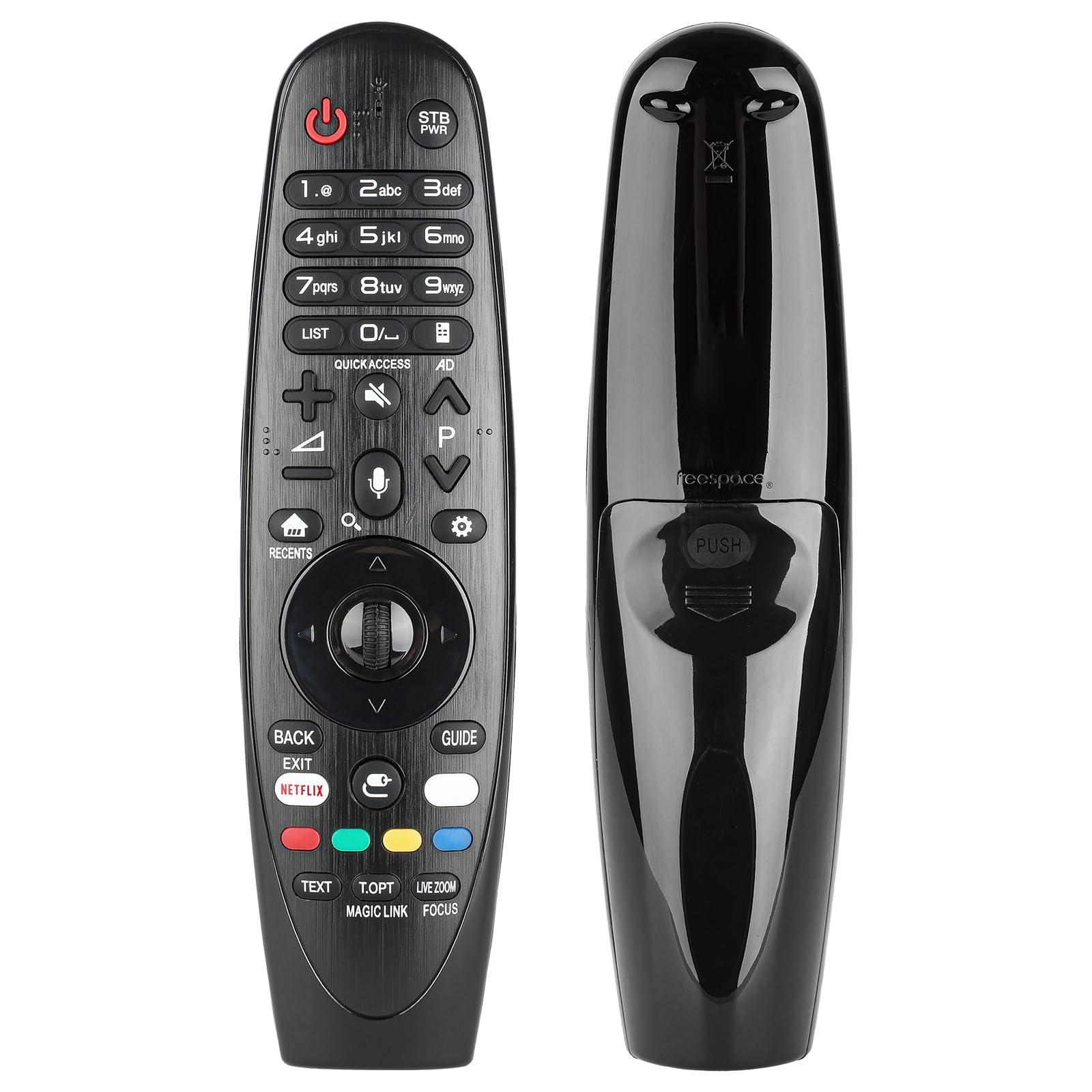 AN-MR650A AKB75075301 Magic Voice Remote Control Compatible with LG OLED/Super UHD/UHD 4K TVs W7 G7 E7 C7 B7 B7A SJ9570 SJ9500 SJ8570 SJ8500 SJ8500 Series Replacement Controller with NETFLIX Button