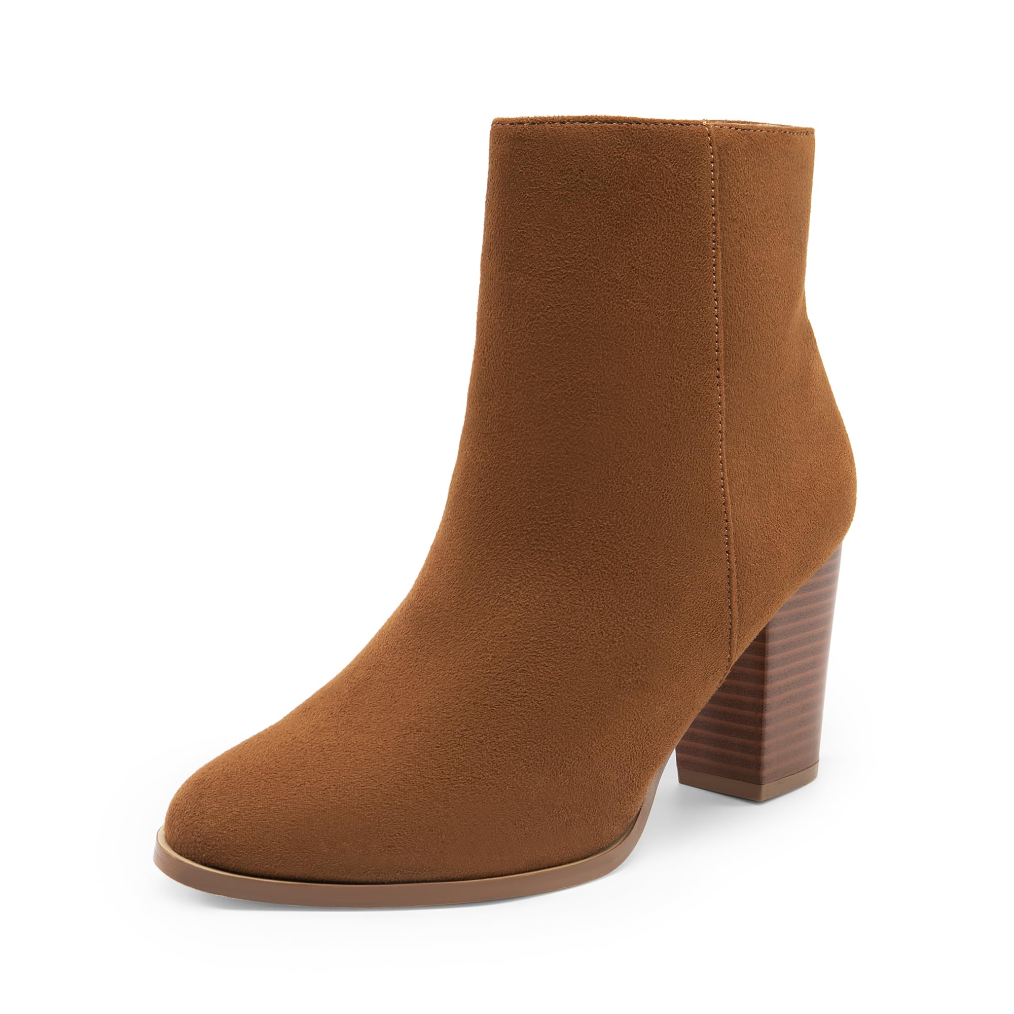 DREAM PAIRS Women's Ankle Boots Chunky Block Heel