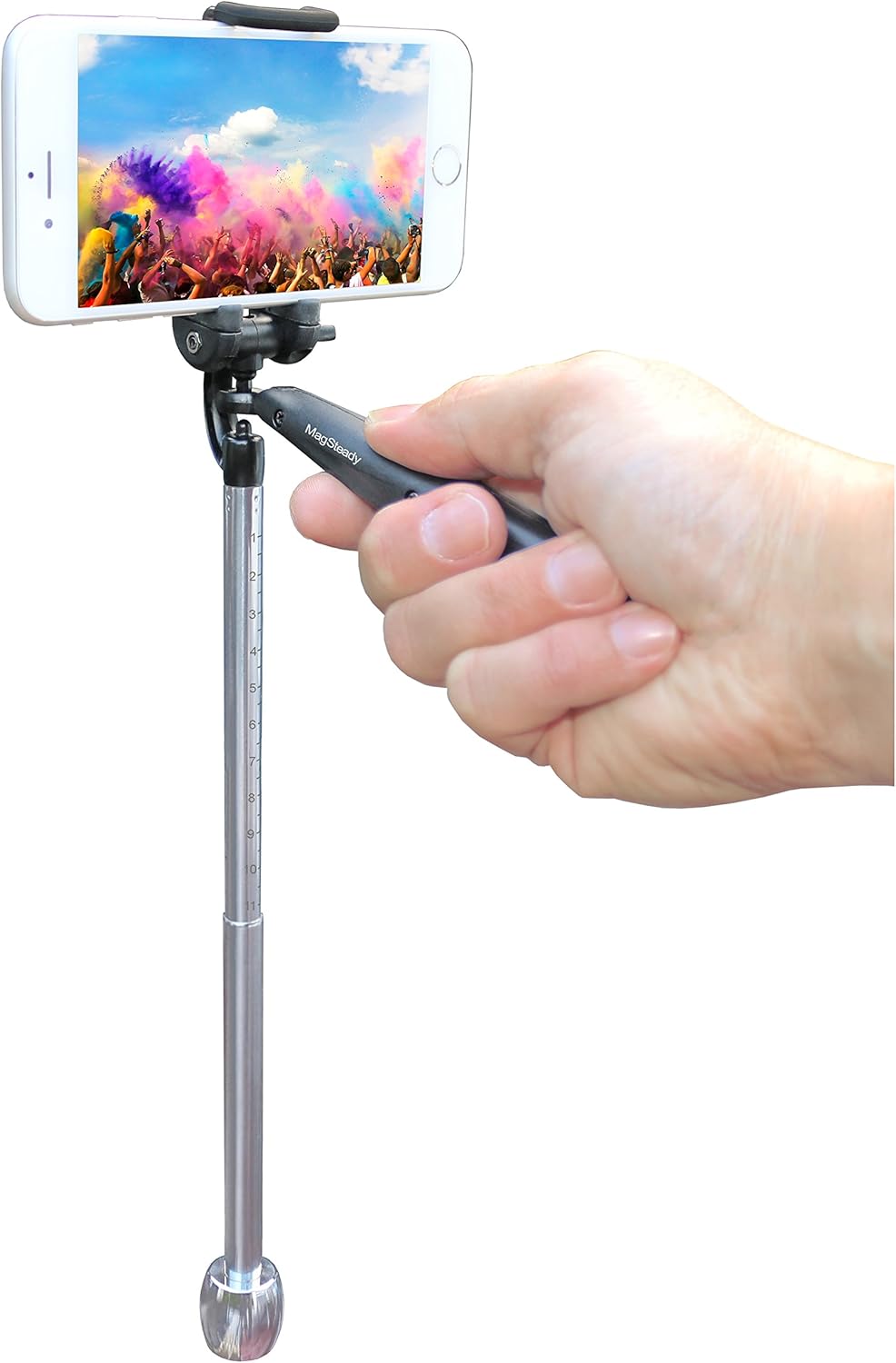 STRBDYI Smartphone Gimbal - 1-Achsen Stabilisator Mit Bluetooth & Fülllicht