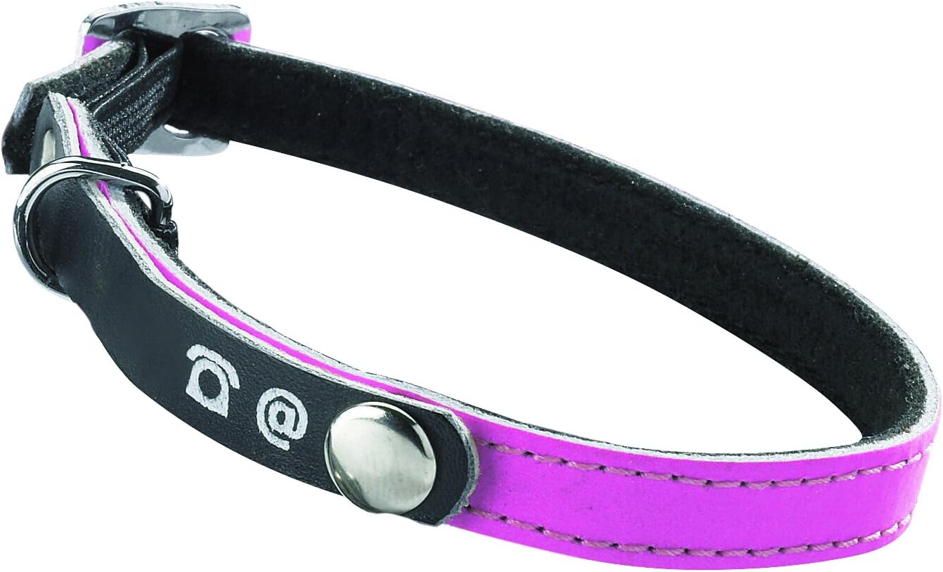 Bobby Porte-Adress Cat Collar, Pink