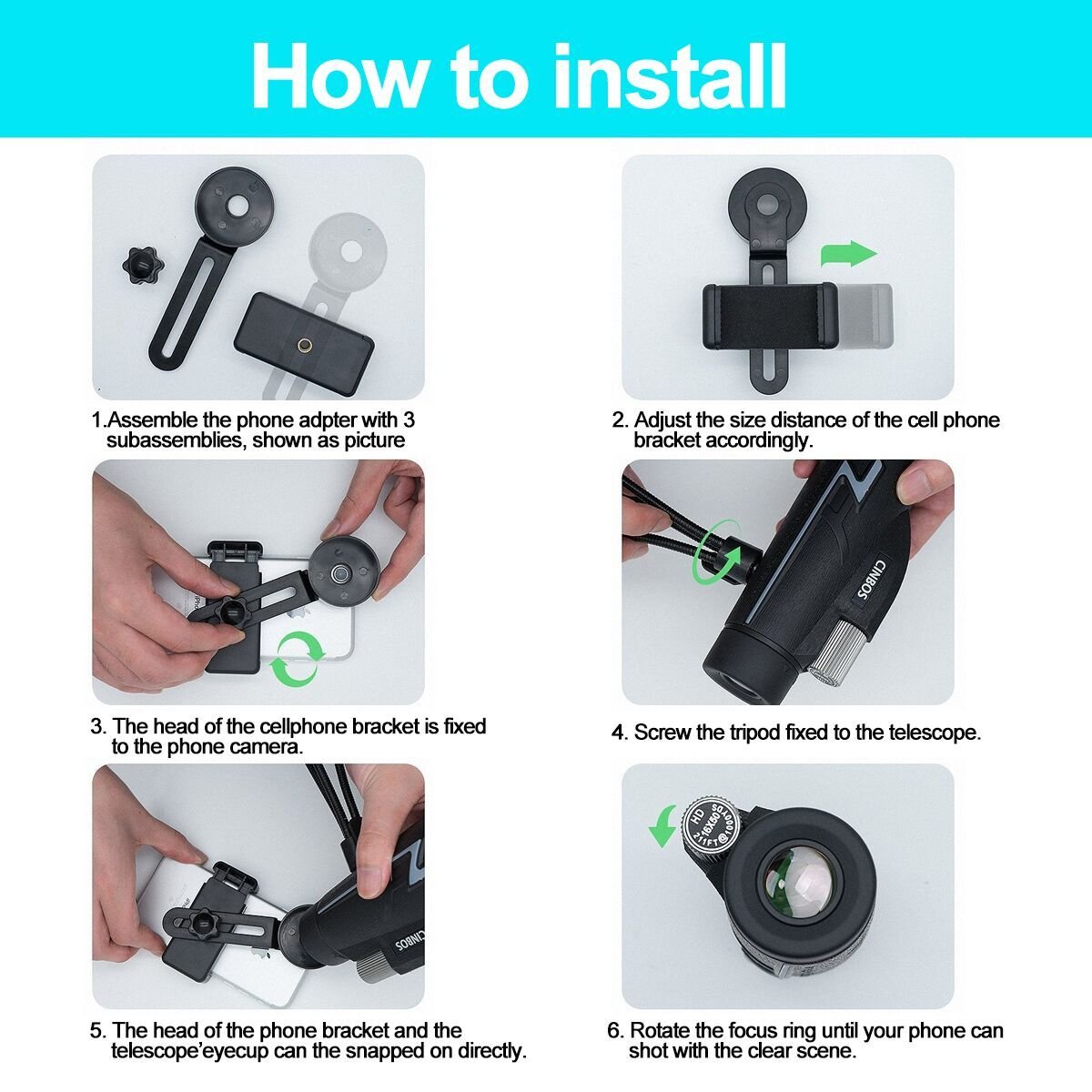 Ciysty Compact Binocular Folding Durable Binoculars stargazing for Bird Watching children Sporting Game