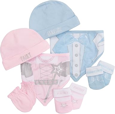 next baby girl hat and gloves