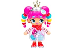 XOX KWEENIE Deluxe Kween of Suga 11" Mega Size Figure, 11" with Deluxe Finishes & Cool Candy Shaker Fillings, 250% Larger Than Regular Sized Kweenies, Includes Display Case & Collector Card