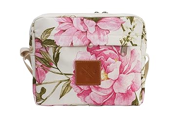 M13 Pocket Bags - Handtasche, Mini Umhängetasche, Schultertasche, Brustbeutel, Reisebeutel, Geldbeutel (Manufaktur13) (Floral