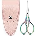 GAIFONGRE 4.4 INCH Small Embroidery Scissors, Sharp Pointed Tip, With Cover, Travel Size, Mini Crochet Scissors, Titanium