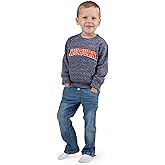 Little King NCAA Toddler Boys and Girls Crewneck Knobby Sweatshirt with Tackle Twill Letters-Team Colors 2T 3T 4T