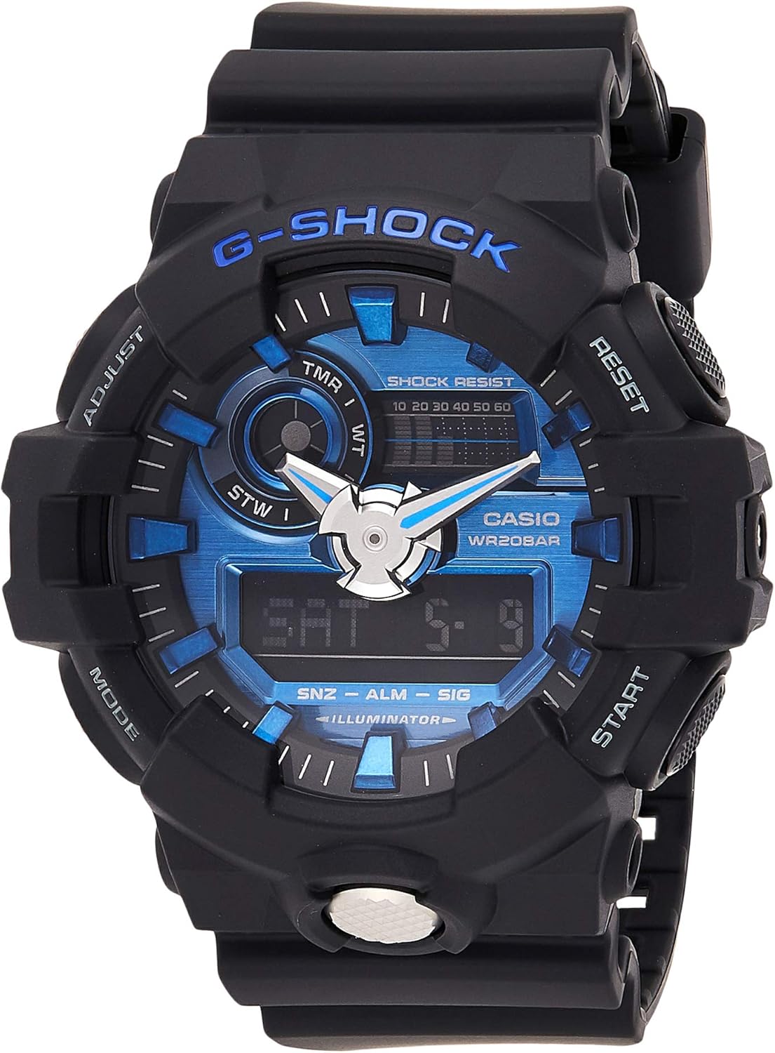 casio quartz resin casual watch