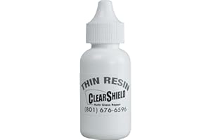 Clearshield Windshield Repair Resin - Auto Glass Repair Resin - Resin for Glass Scratch Repair - 1 Pack 30 ml Thin Resin
