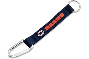 aminco NFL unisex-adult Carabiner Lanyard Keychain