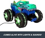 Hot Wheels Mega-Wrex Alive RC Monster Truck 1:15 with Lights Modes view 6
