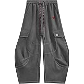 Aelfric Eden Women Super Baggy Barrel Sweatpants Multi Pocket Wide Leg Sweatpants Casual Y2k Lounge Pants