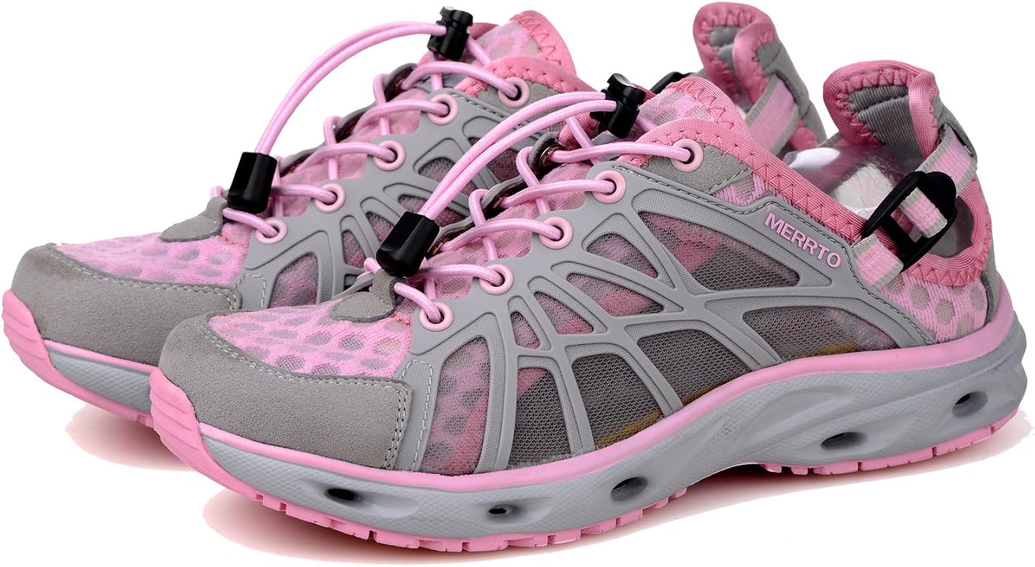 Women's Water Footwear Pink PU Athletic Water Shoes US8 Water Shoes