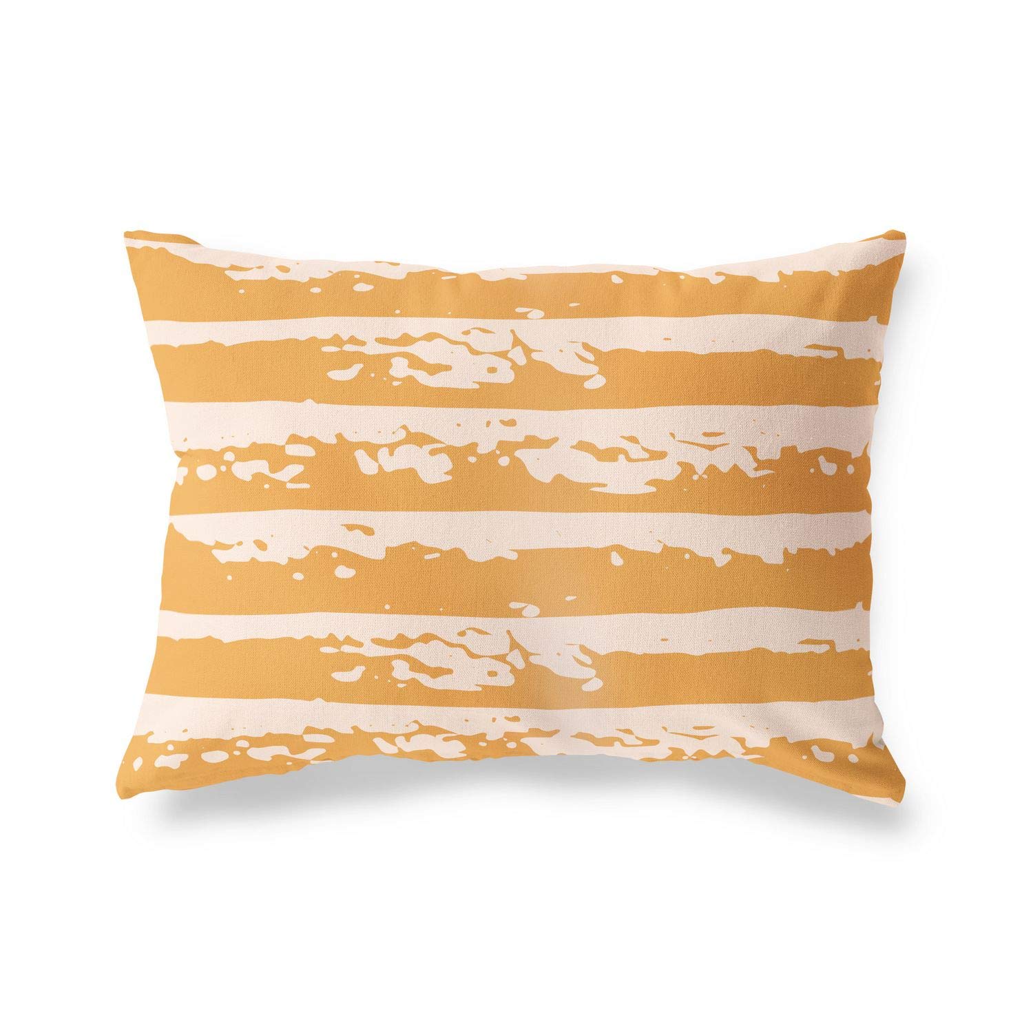 Bonamaison Decorative Cushion Cover Orange & Off White, Throw Pillow Covers, Home Decorative Pillowcases for Livingroom, Sofa, Bedroom, Size: 35x50 Cm - Designed and Manufactured in Turkey