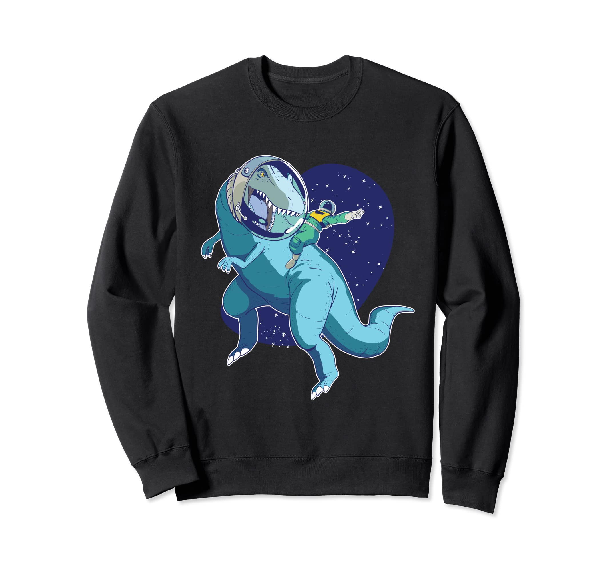 Astronaut Riding T-Rex | Dinosaur Astro T-Rex Space Sweatshirt