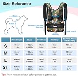 Pawaboo Pet Carrier Backpack Front Legs Out Small Dogs Cats Blue Medium view 5