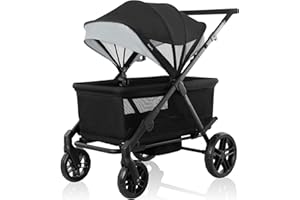 Evenflo Omni Crew Stroller Wagon - Licorice Black