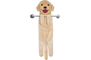 AGRIMONY Funny Golden Retriever Dog Hand Towels for Bathroom Kitchen -Easter Mothers Fathers Dog Mom Dad Gifts for Women Men Teens Kids- Cute Towels Decor Valentines Housewarming Birthday Gifts Ideas