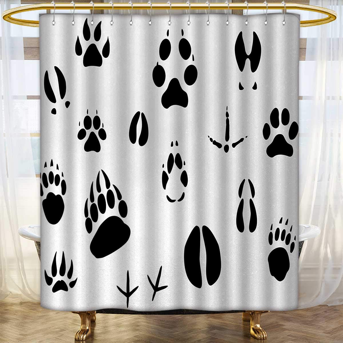 Amazon Com Hunting Shower Curtains Fabric Extra Long Wildlife
