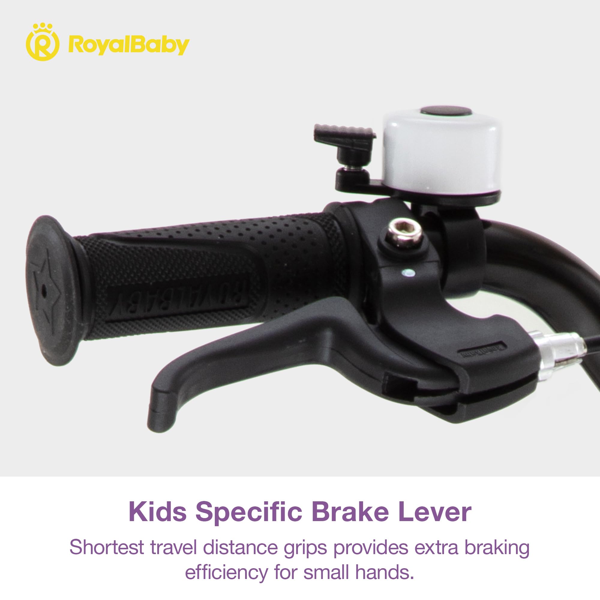 RoyalBaby Kids Bike EZ Balance to Pedal Dual Handbrake Toddlers Boys Girls Bicycle 12-20 Inch for Age 3-10 Years