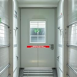 YIKIADA 5 Pack Emergency Exit Only Alarm Will Sound