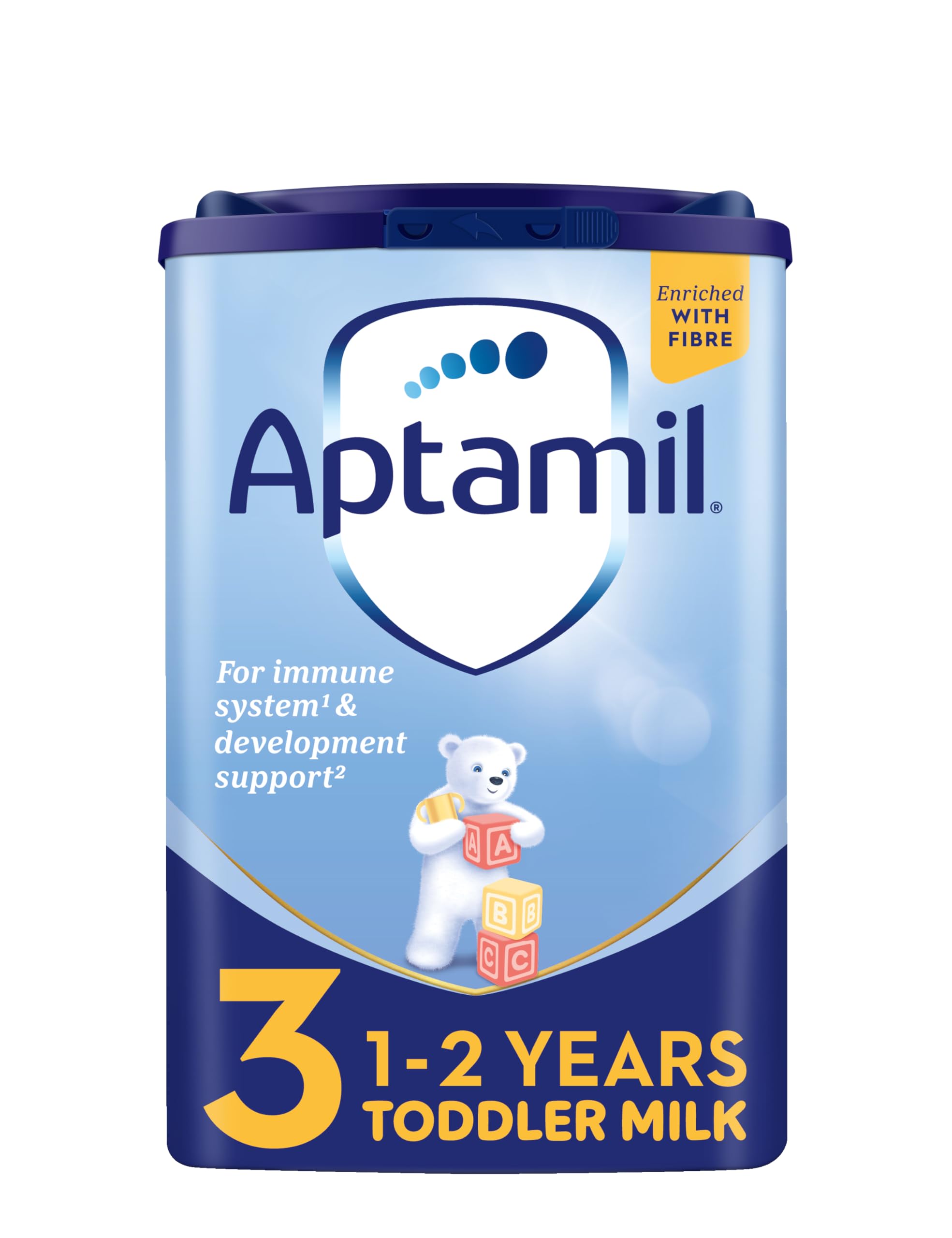 Aptamil 3 Toddler Baby Milk Powder Formula 1-2 Years 800g (Pack of 6)