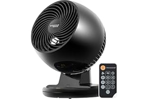 IRIS USA WOOZOO Oscillating Fan, Vortex Fan, Remote Equipped 7-in-1 Fan w/ Timer/ Multi Oscillation/ Air Circulator/ 3 Speed 