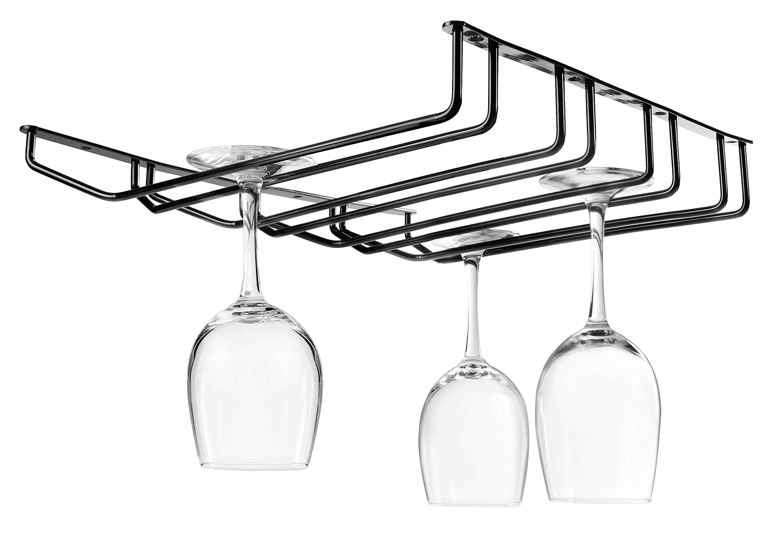 LACOR 62266 Cup Holder, Stainless Steel, Black Metallic, Quadruple