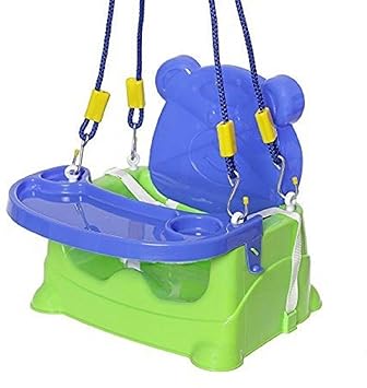 Adelee 5 in 1 Swing Cum Booster Seat (Green)