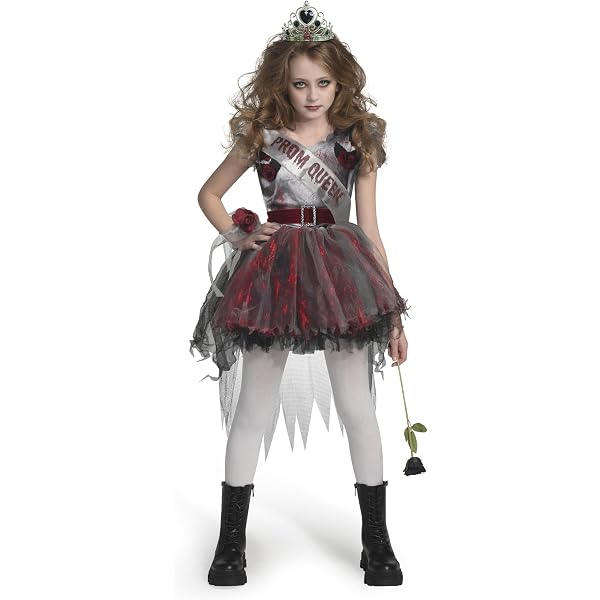 amscan Dress Age 12-14 Years-1 Pc Costume da ballerina zombie, età 12