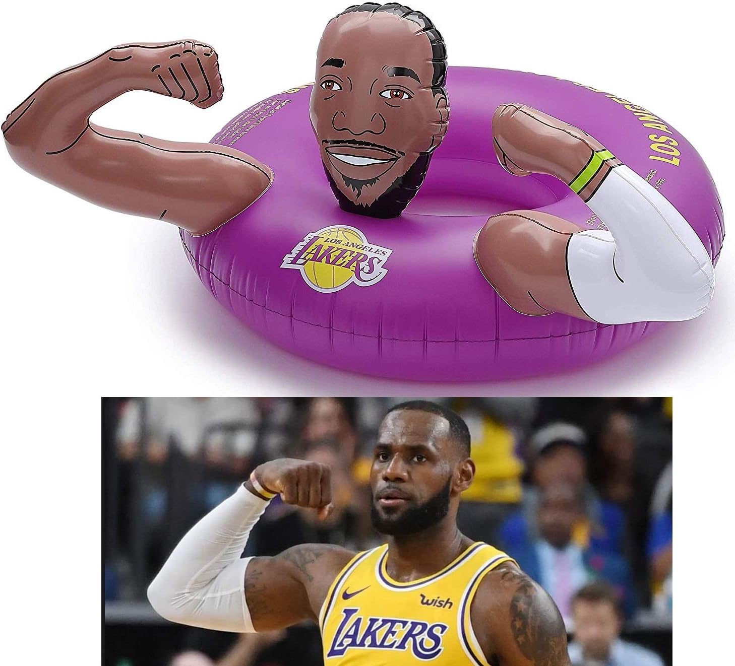 NinoStar LA Pool Float - Large Jambo Inflatable 42" Best Summer 2019 Fun Swimming Floats for Pool Party
