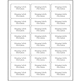 Address Labels for Inkjet Printers 1" x 2-5/8", Pack of 3000 Labels
