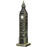 Beavorty Big Ben Statue Architecture Model England Big Ben Clock Tower Statue Collectible Figurine Tourism Souvenir Desktop Decoration