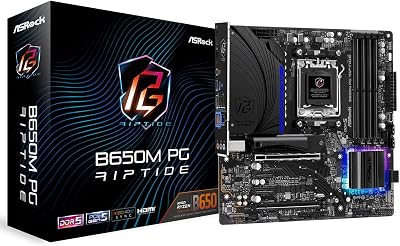 ASRock B650M PG Riptide Motherboard AMD B650 AM5 Micro ATX