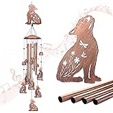 French Bulldog Wind Chimes for Outside,Dog Gifts for Women/Men/Sympathy Gift/Memorial Gifts/Birthday Festival Metal windchimes Outdoors/Indoors,Patio,Garden Decor,Home,Porch,Yard