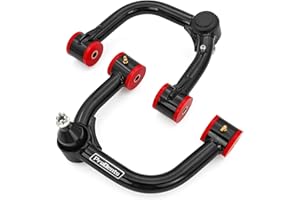 PRAOENTS Front Upper Control Arms for 2003-2024 Toyota 4Runner, 2007-2014 FJ Cruiser, 2003-2009 Lexus GX470, 2010-2023 Lexus GX460, 2-4" Lift Tubular Control Arm, Replacement OEM Suspension Arms