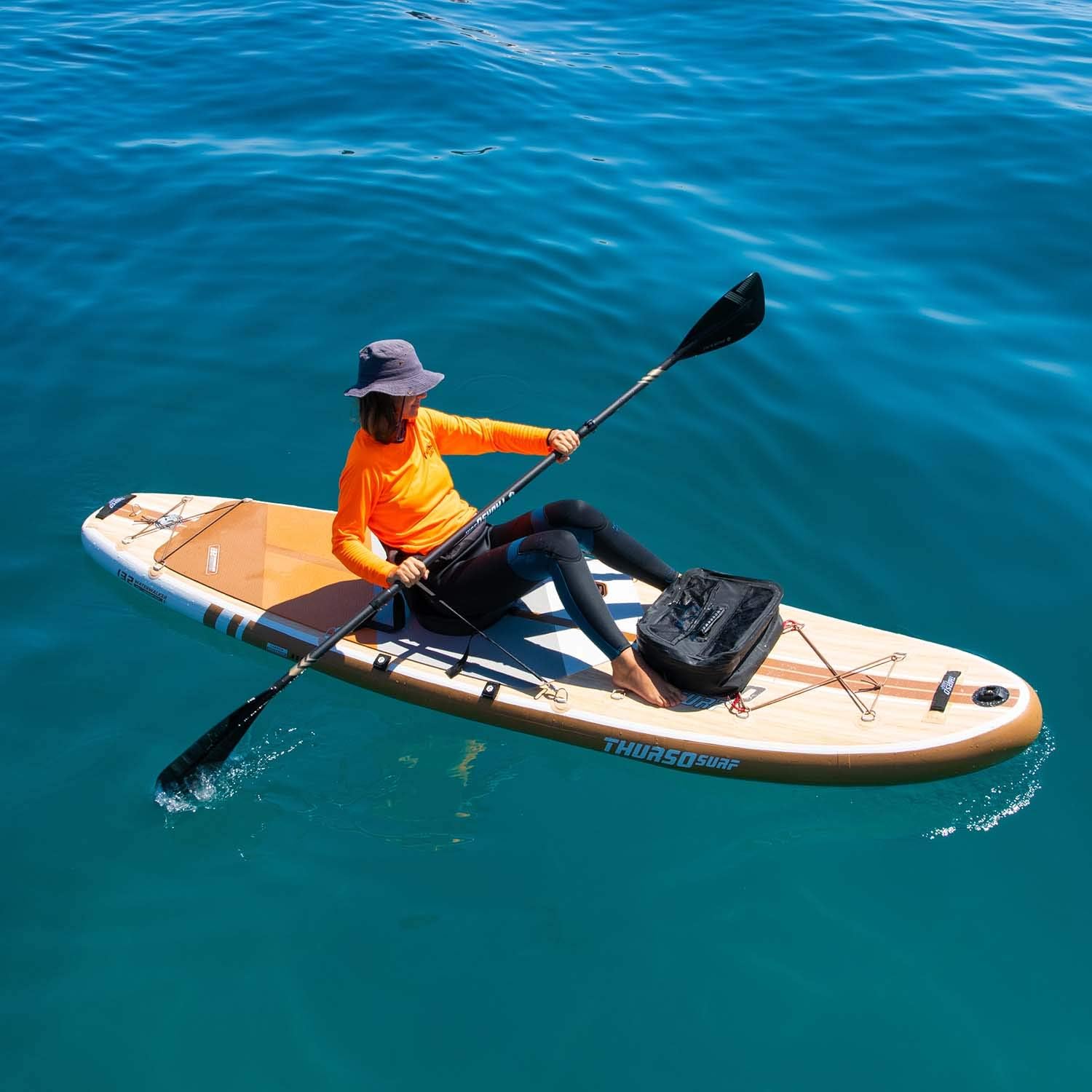 THURSO SURF Nylon Paddle Blade for SUP - Converts SUP Paddle into a Kayak Paddle, Black, 3 Piece Adjustable - Image 3
