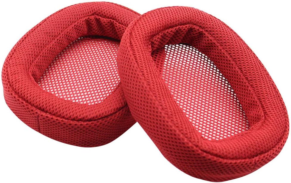 Replacement Earpad Cushion Ear Pads with Durable Material for Logitech G433 G233 G-pro Headphon (Red)