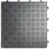 SnapLock GarageTrac 12"x12" Interlocking Garage Tiles, 48 Pack, Graphite | 48 sq. ft. coverage, 40,000-lb. rolling load capacity, Diamond traction surface, PowerLock installation, Made in USA