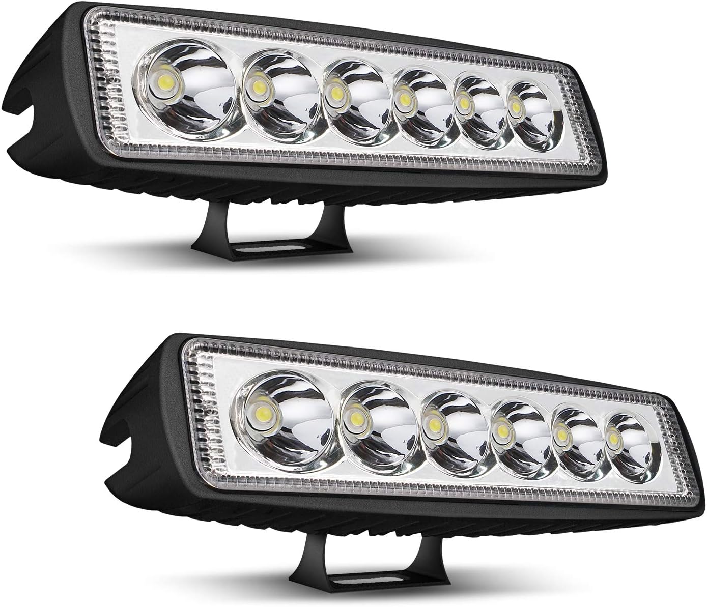 Amazon.fr UNI 18W LED Spot Lampe de Voiture Phare de travail LED Feux