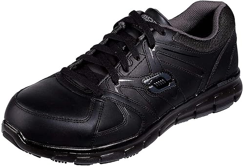 skechers for work men's synergy ekron alloy toe work shoe