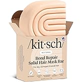 Kitsch Bond Repair Hair Mask – Strengthening Bond Repair Hair Treatment to Restore and Replenish - Hair Mask for Damaged Hair & Dry - Solid Hair Care for All Hair Types - Made in USA - 2.7 oz