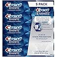 Crest 3D White Advance Whitening Flavoride Anticavity Toothpaste 5 Pack 5.6 Oz Net Wt 28 Oz