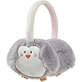 F Flammi Kids Knit Earmuffs Winter Outdoor Furry Ear Warmers for Boys Girls from Toddler to Big Kids