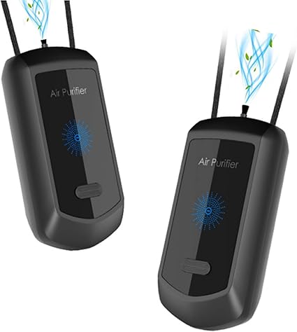 Amazon 年最新 パーソナル空気清浄機 小型 ミニ ポータブル 空気清浄機 イオン発生器 携帯型 首かけ マイナスイオン ウイルス除去 花粉 煙 ホルムアルデヒド Pm2 5除去率99 9 大人 妊婦 子供 赤ちゃん 静音 Usb充電式 部屋 車載 個人用空気清浄器 良い生活ing