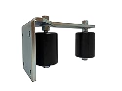 Slide Gate Guide Post Rollers 3" Black L Rear