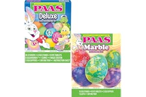 PAAS Egg Decorating Kit Super Set: Deluxe and Marble - America's Favorite Easter Tradition